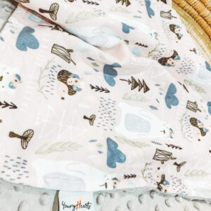Minky Fleece Blanket - Woodlands