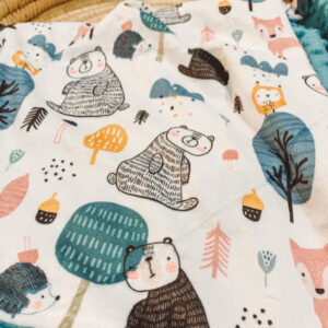 Minky Fleece Blanket - Bear