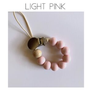 Silicone Dummy Clip - Light Pink