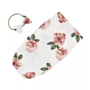 Swaddle Cocoon Sack - Dusty Pink Rose