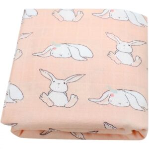 Muslin Blankets - Pink Bunny