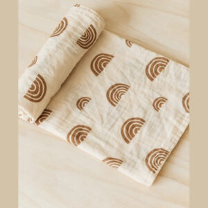 Muslin Blankets - Rust Rainbow